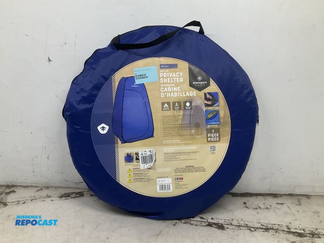 Lot 2-19304 - Stansport Pop-Up Privacy Shelter, 84”x48”x48”, Used