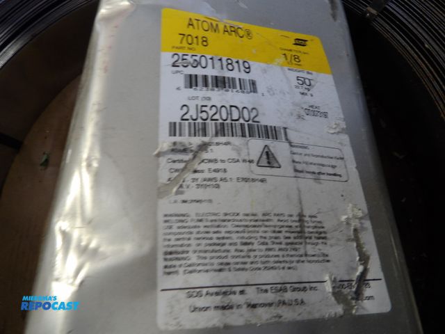 Lot 2-53263 - lot of (50) lbs new ATOM ARC welding rod, 7018, 1/8"