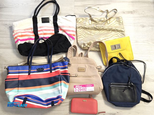 Lot 2-29492 - KATE SPADE, Michael Kors, MARC New York, Calvin Klein branded lot of purses and handbags,