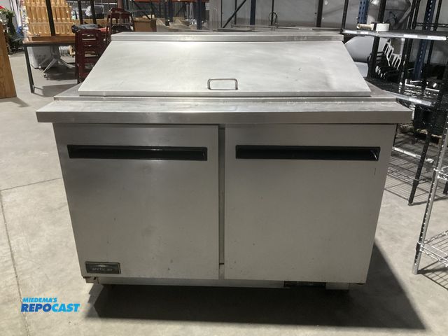 Lot 2-55108 - Arctic Air, Model  AMT48R, 115 volt/Single phase refrigerated commercial salad top prep table. S/N 7...