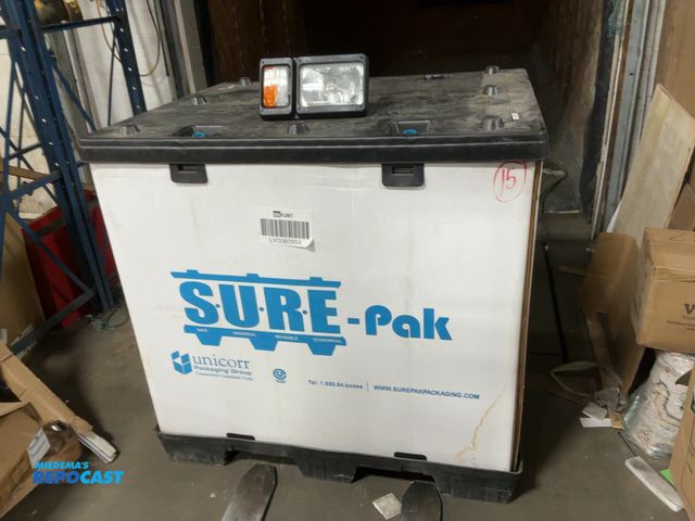 Lot 2-67269 - Large box/skid full of (55) Universal headlights.