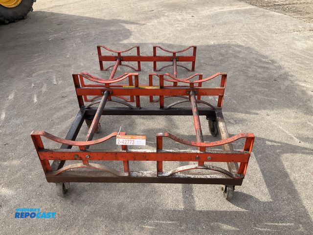 Lot 2-42773 - Northern Industrial drum rack on casters