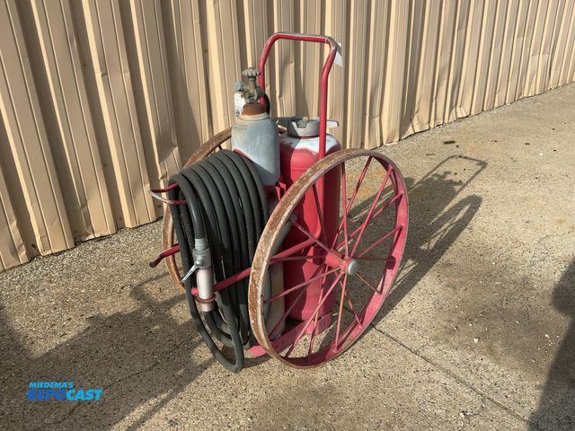 Lot 2-33020 - Ansul Red Line Model CR-I-K-150-C Wheeled Dry Chemical Fire Extenguisher, Charged Compressed Nitroge...