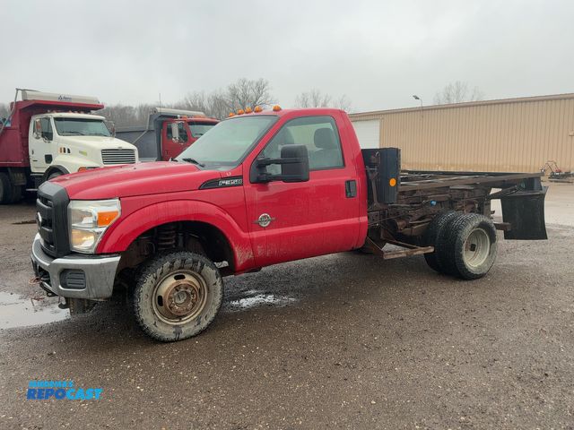 Lot 2-43089 - 2012 Ford F-350 Super Duty XL Dually Regular Cab Dump Bed Pickup Truck 4x4