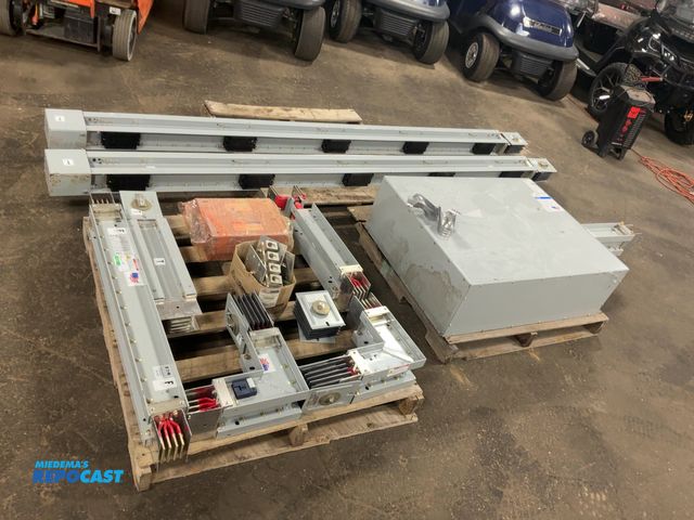 Lot 2-33009 - Lot of Eaton Pow-R-Way III Busway Components, includes (2) Approx. 10’ Long Sections of Busway, (2) ...