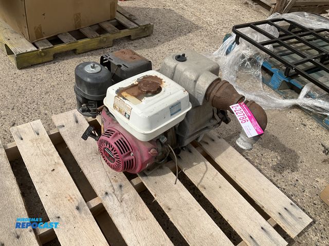 Lot 2-22786 - Tsurami 3” pump model EPT3-80HA, 8hp Honda 4-stroke gas engine with recoil start, pulls over