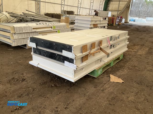 Lot 2-23944 - 3 Therma Tru 228471/228472 6 Panel Fiberglass Smooth Door Unit