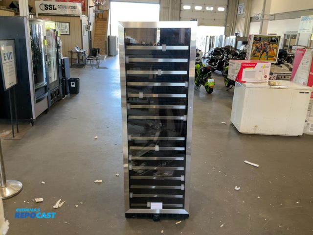 Lot 2-27768 - Scratch & Dent Vinotemp EL-142SDST 155-Bottle Dual-Zone Wine Cooler