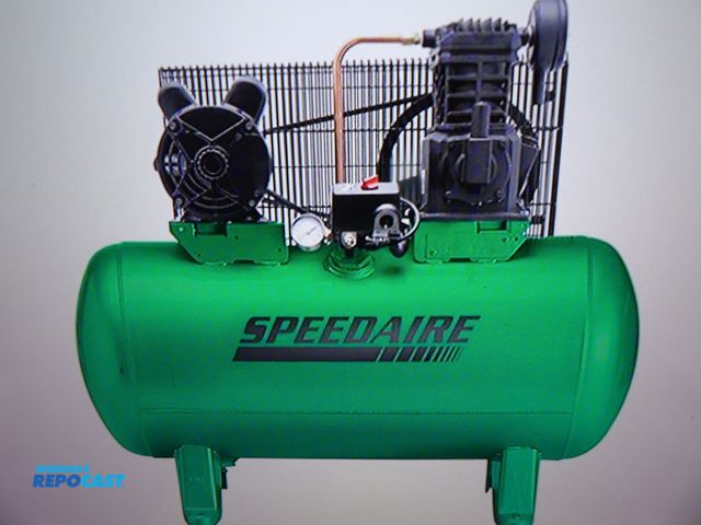 Lot 2-58352 - new Speedair Electric Air Compressor: 3Hp I stage, Horizontal 30gal, 9.1cfm 135 psi, Base model #4B2...