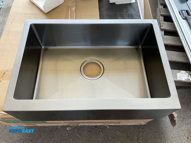 Lot 2-99119 - Stainless Steel Black Sink measuring 23” x 16” x 7”