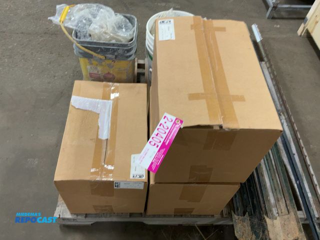 Lot 2-20405 - (3) Boxes of Decorative Concrete Resources Integral Color for Concrete, Wheat Color, four bags per b...