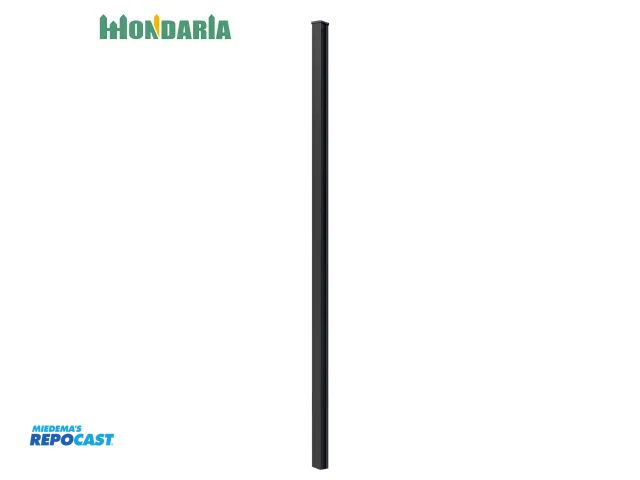 Lot 2-27998 - Mondaria heavy-duty 8FT in ground gate post  (SKU: YM-2AX100-244-BK)