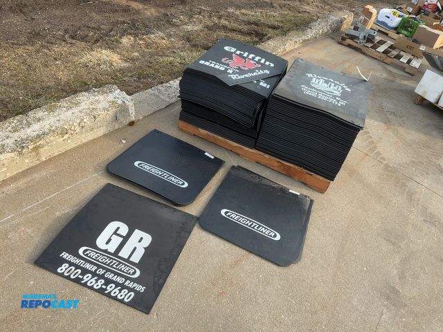 Lot 2-11506 - Lot of Assorted Mud Flaps for Semi Trucks / Trailers, approx. (74) Rivercity 24-1/4” wide x 30-1/4” ...