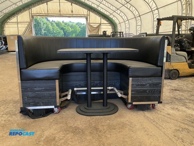 Lot 2-11215 - Authentic Court Side Suite Seats from Little Caesars Arena 4 Person Booth with Table.