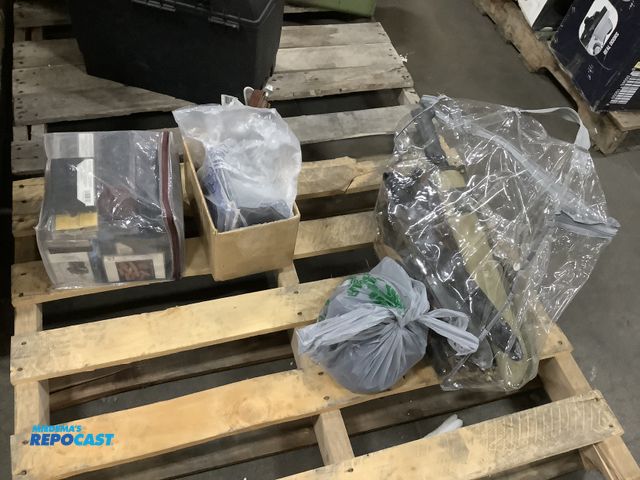 Lot 2-76607 - Skid lot of various Knives, a shirt, Jewelry, blank DVDs, and other personal property