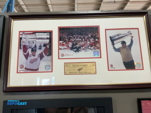Lot 2-53300 - 2002 Stanley Cup Champions Framed Pictures, 34.25” x 18.25”