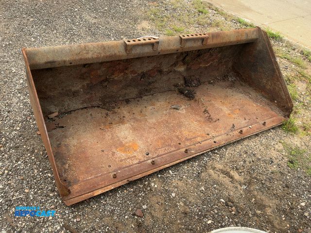 Lot 2-40380 - Used Bobcat 73" Skid Steer Bucket, rusty with rust holes in bottom