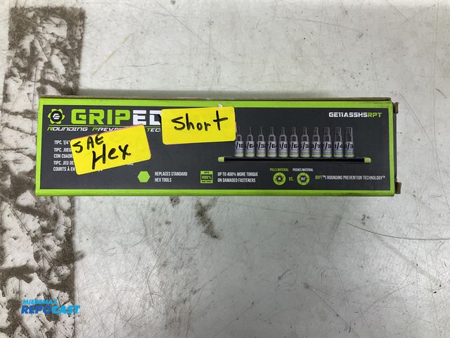 Lot 2-67957 - Grip Edge fractional hex drive set - short
