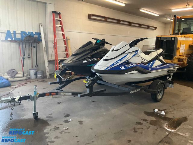 Lot 2-60403 - Lot of 2 Personal Watercrafts and Trailer selling as one unit 2023 Yamaha FX HO Personal Watercraft