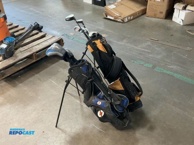 Lot 2-13735 - Lot of (2) Powerbilt golf clubs sets (incomplete)