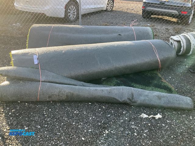 Lot 2-11095 - (2) Rolls of artificial turf from Soccer Field. Each roll approximately 7’x30’ (210 sq ft approx 1.7...