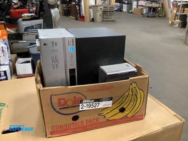 Lot 2-19527 - Lot of various speakers and a Sony Digital Audio/ video control center, Sony speakers including (2) ...