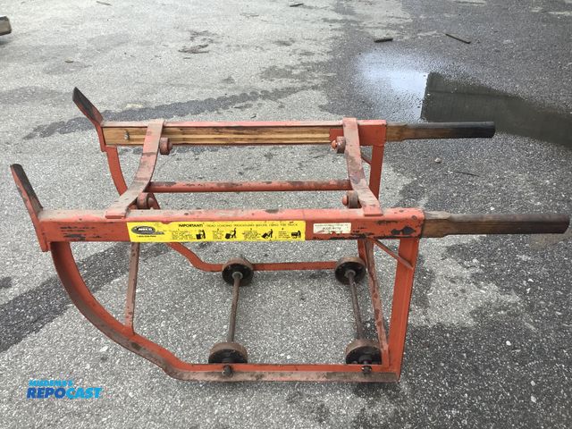 Lot 2-27926 - Amec W12SS Combination Drum Cradle, 4" Wheels, used condition