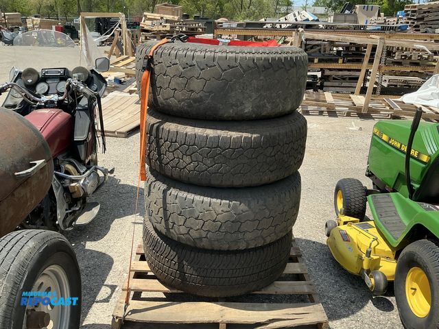 Lot 2-76228 - Lot of (4) Sport Fury AT 80psi Tires with rims