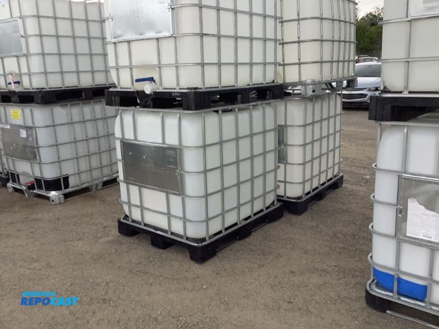 Lot 2-76855 - Lot of (4) plastic IBC totes approx. 39”x47”x46”