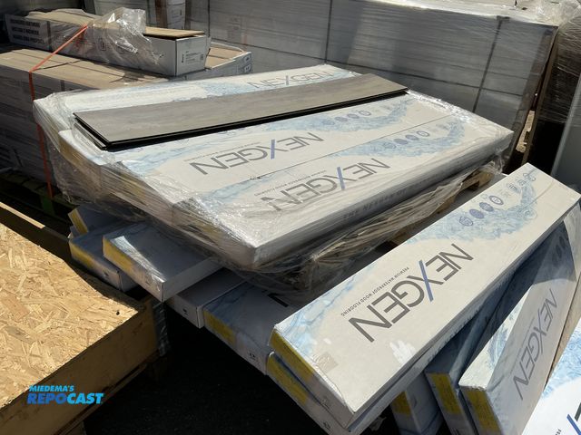 Lot 2-75353 - Skid of NexGen Premium Waterproof Riverside Oak &amp; Shipwatch Flooring. 9-3/8” W x 5’L x 8mm Thick...