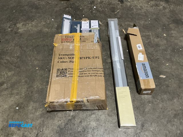 Lot 2-96565 - 36” Offset Linear Grating Channel Drains, a Cordless Bamboo Roman Shades, and an Allen and Roth 39” ...
