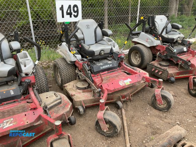 Lot 2-35461 - ExMark LazerZ LZX801GKA60600 Zero-Turn Lawn Mower
