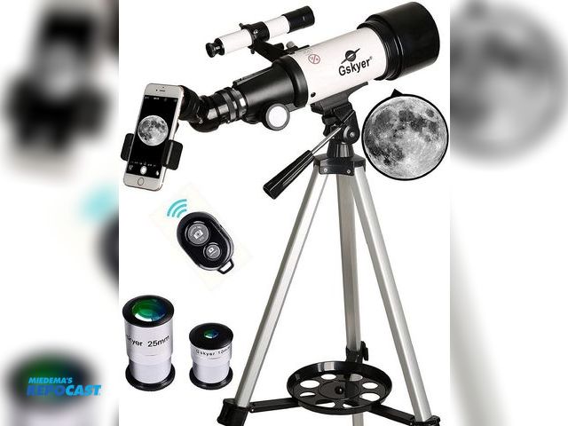 Lot 2-95970 - Gskyer AZ70400 Telescope 70mm Aperture 400mm AZ Mount Astronomical Refracting Telescope for Kids Beg...