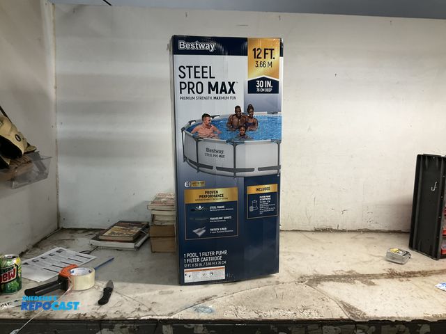 Lot 2-92014 - Lot of (2) bestway steel pro max 12’ pool.