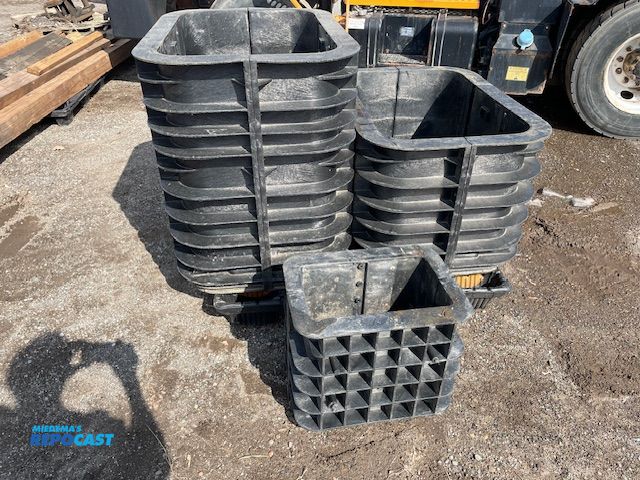 Lot 2-72709 - 3 Channel grade level HDPE vaults, approximate sizes are 40'' long x 29'' wide x 36'' tall, 40'' lon...