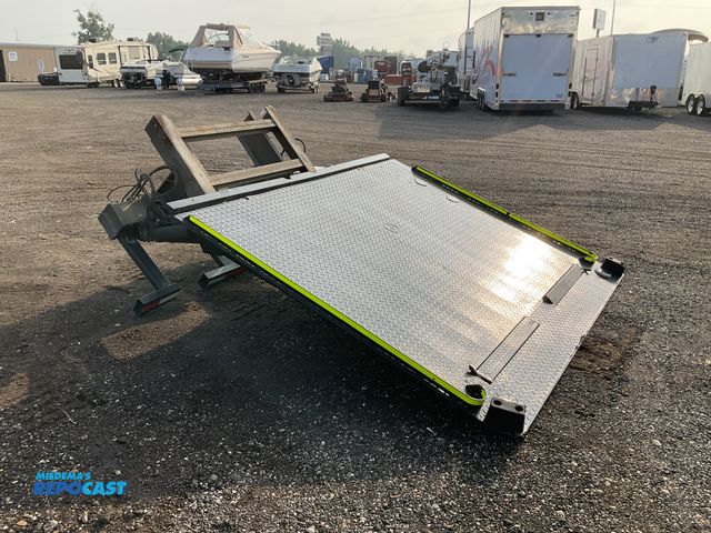 Lot 2-11272 - MBB Interlift hydraulic liftgate model ILK44, steel platform 98.5”W x 82.5”L, side mounted control b...