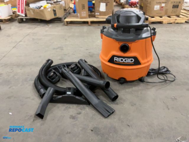 Lot 2-63310 - Ridgid 16 gal. wet/dry Vacuum