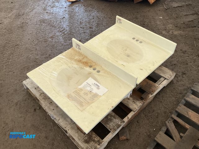 Lot 2-40533 - (4) Marble Sinks