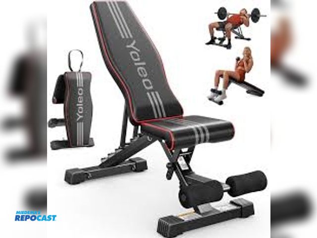 Lot 2-99817 - YOLEO Adjustable Weight Bench for Home Gym