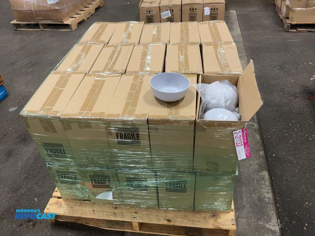 Lot 2-21132 - (30) Boxes of (24) New Room Essentials Gray Dining Bowls, 6-3/4" diameter