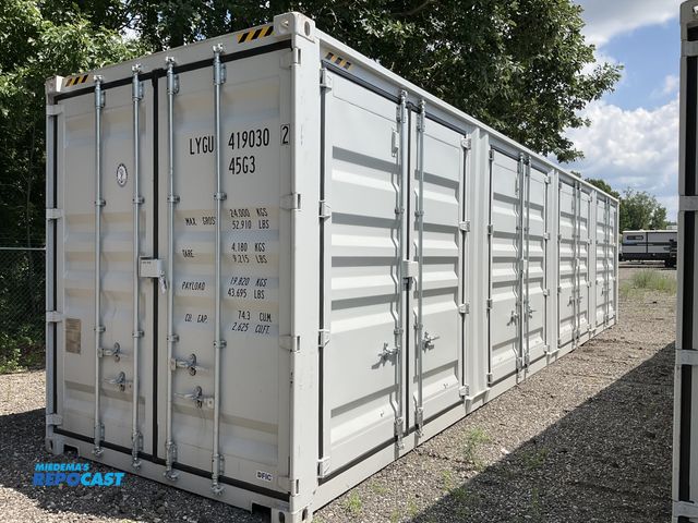 Lot 2-10302 - 2026 High Cube 40’L x 8’W x 9’ 6”T Metal Shipping/Ground Container