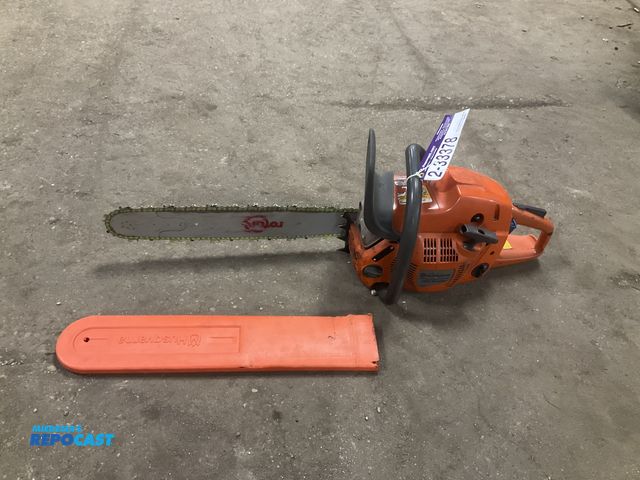 Lot 2-33378 - Husqvarna 455 Rancher 18” Chainsaw Gas Powered Recoil Start