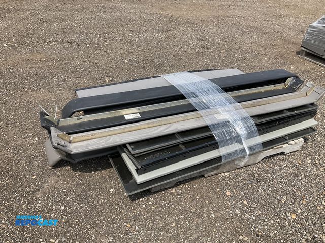 Lot 2-11085 - Skid of interior sleeper cab trim panels and cabinet doors for Kenworth Semis, used
