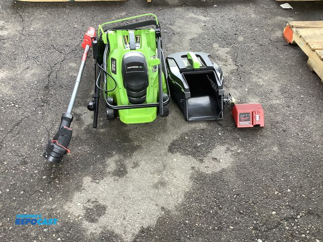 Lot 2-93612 - Electric Powered Skid lot includes of craftsman corded string trimmer/edger, (does not include cord)...