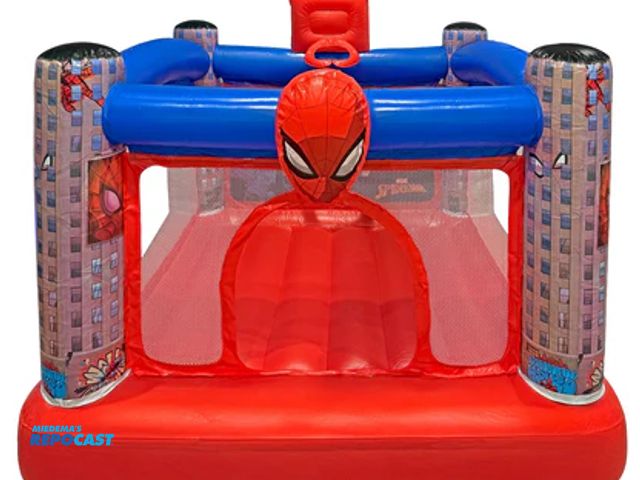 Lot 2-99807 - Marvel Spider-Man Air tight bounce and slide bounce house