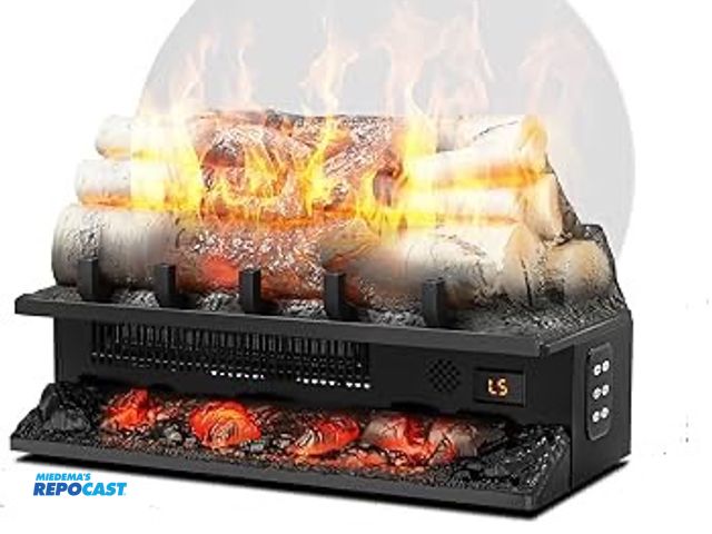 Lot 2-65705 - 1 R.W Flame L250 Electric fireplace/ charcoal stove