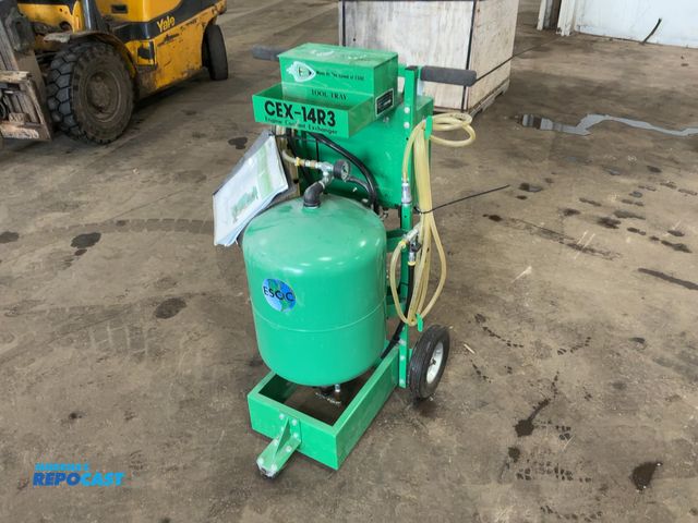 Lot 2-11035 - Esoc Model CEX-14R3 Engine Coolant Exchanger for Semi Trucks, Pneumatic Powered, Has Wheels, S/N: 14...