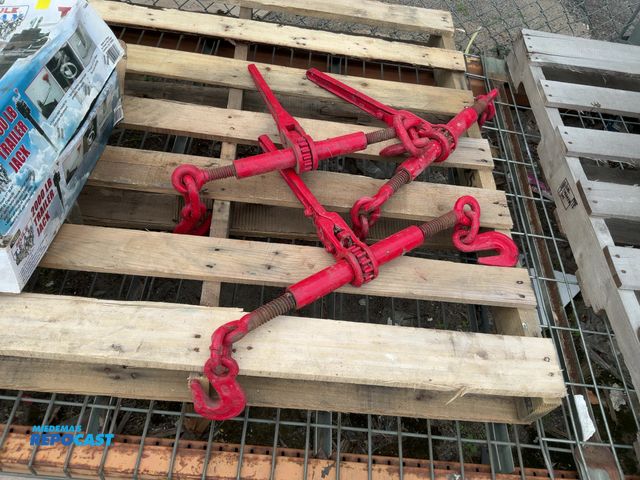 Lot 2-69421 - (3) red cable binders