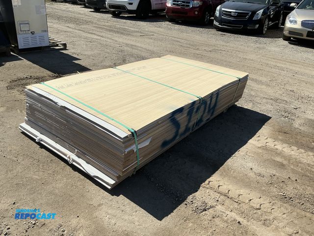 Lot 2-23059 - Approximately 150 sheets of plywood various widths 48” deep x 1/16” thick