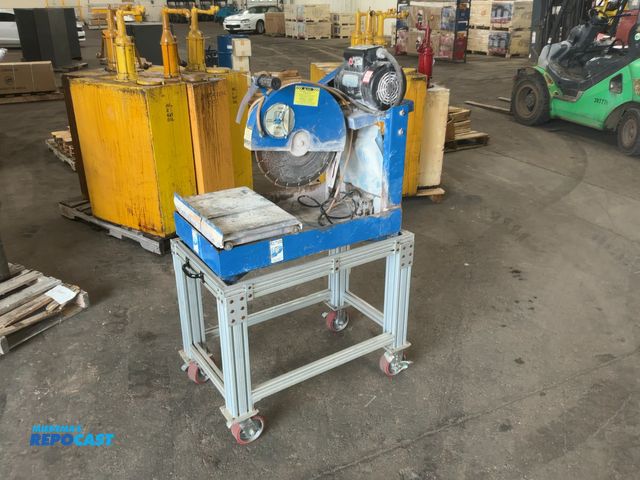 Lot 2-21482 - Pro-Cut Model ME014-1L Electric Masonry Saw, 14" Blade, Sliding Table, Water Pump, 1.5hp 115 Volt Mo...